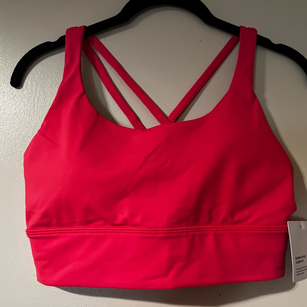 NWT Size 8 Lululemon Energy Long Line Bra LIPG